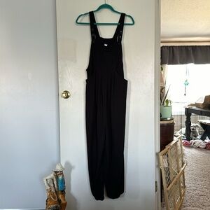 Halara Black Overalls Romper